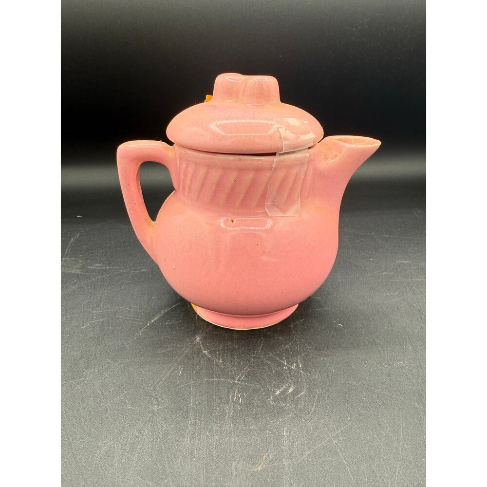 Pink Salada Tea Teapot Made in USA by McCoy - Mid 40’s - 5” Tall
